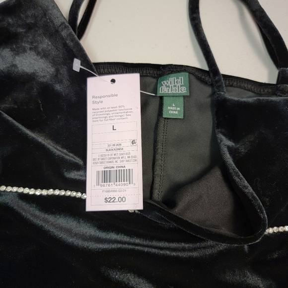 Wild Fable L Dress Rhinestone Accents Adjustable Party Homecoming Awards Event - Picture 6 of 7